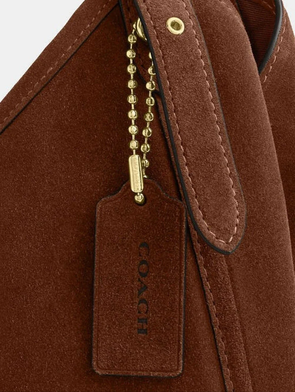Coach Erin Shoulder Bag Gold/Warm Brown NWT